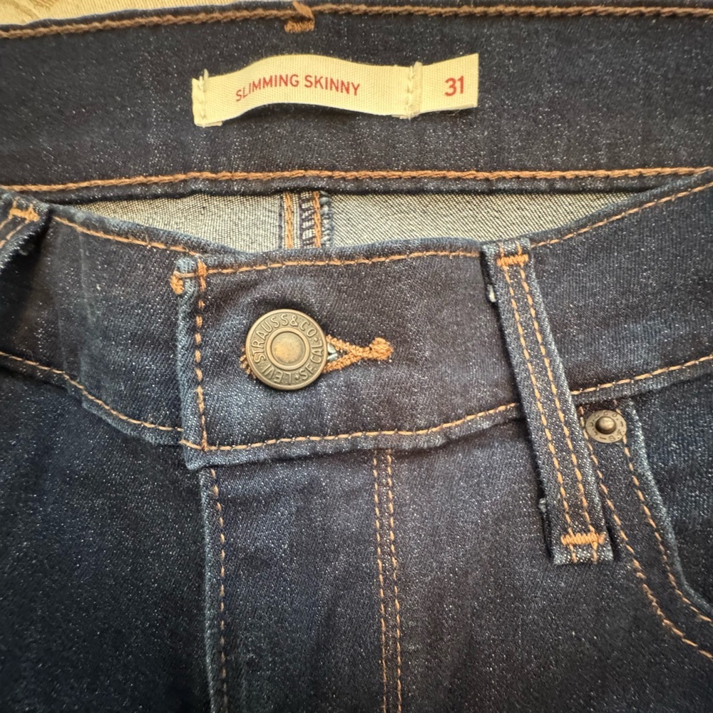 Levi’s Slimming Skinny Jeans in Dark Blue